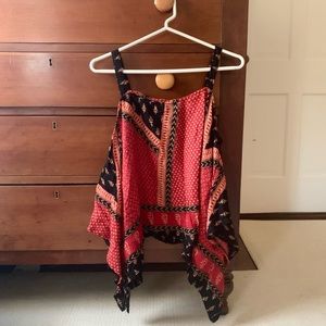 MINKPINK Red & Black Tank Top